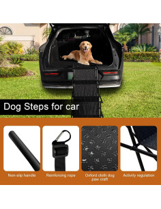 Rampa para Perros Hepingonhe Plegable 47x40cm Antideslizante 2