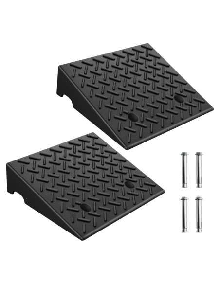 Rampas de Goma KROAK 5" Elevación 4 Toneladas Antideslizantes