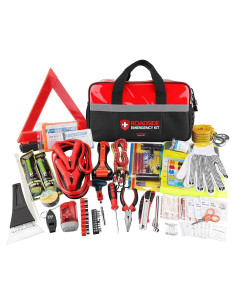 Kitgo Kit de Emergencia para Automóviles 137 Piezas Rojo