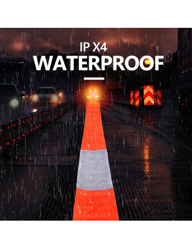 Luz LED de Advertencia BATTIFE 10 Paquete 360 3 Modos