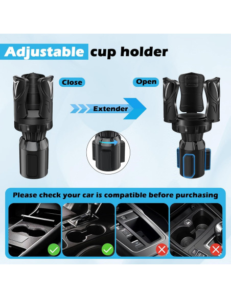 Expansor de Soporte para Tazas GQIRIL Ajustable 0.3-1.9L