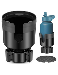 Expansor Soporte Tazas Coche TSAKBAM TB-014 Ajustable Negro