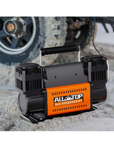 Compresor de Aire ALL-TOP ATACR300 12V 350 LPM Doble Cilindro