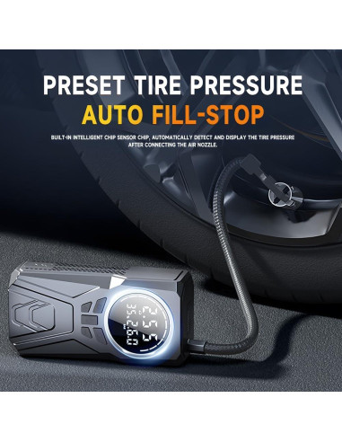 Arrancador de Coche HAONINYUE H03-1 con Compresor 3000A