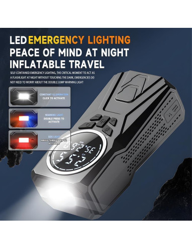 Arrancador de Coche HAONINYUE H03-1 con Compresor 3000A