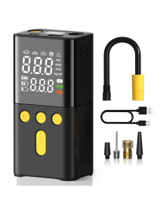 Inflador de Neumáticos Portátil BAIPENY 150 PSI con Manómetro