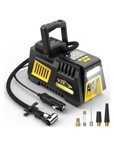 Compresor de Aire Digital Portátil FBK ST-08 12V 150 PSI