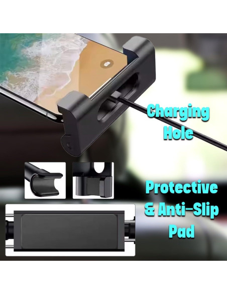 Soporte Ajustable para Tablet y Teléfono en Reposacabezas Osmiumgroup