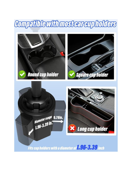 Soporte para Tablet en Portavasos Coche LYFICCS 4.7-12.9"