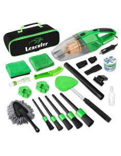 Kit de Limpieza Interior de Automóvil Lezcufer 17 Piezas