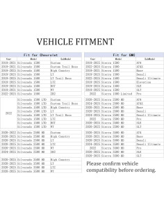 Protector Solar Plegable Automost para Chevrolet Silverado/GMC Sierra 2019-2025 2