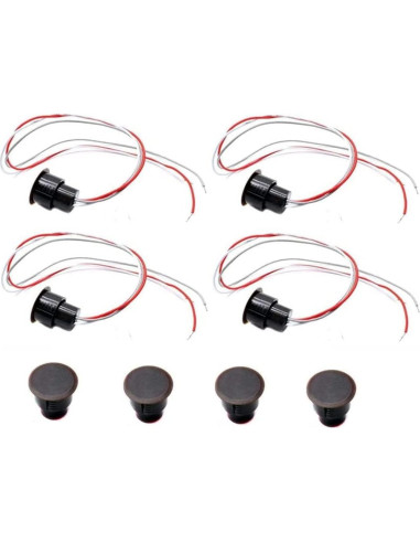 Sensor de Contacto Magnético QLXHBOT RC-36 para Alarma - 4 Juegos