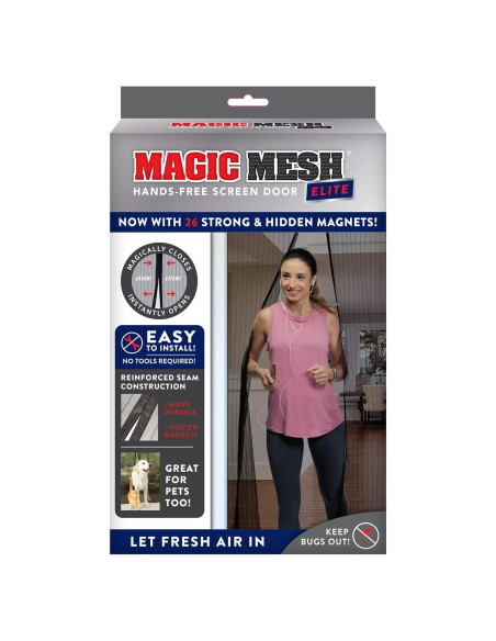 Magic Mesh Elite | Pantalla Magnética para Puerta 83x39cm