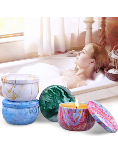 Cesta de Regalo para Mujeres KIYTARBOO con Velas y Loción