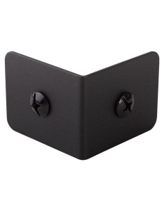 Juego de 4 Protectores de Esquina de Metal Keenkee 5cm Negro