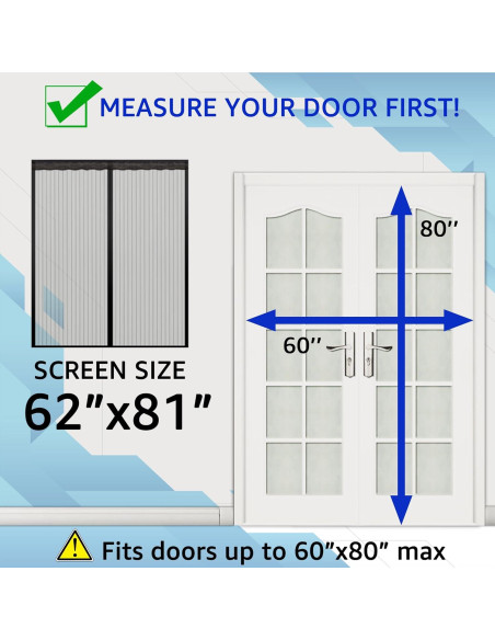 Cortina Magnética TheFitLife - Malla Resistente 60x80 cm