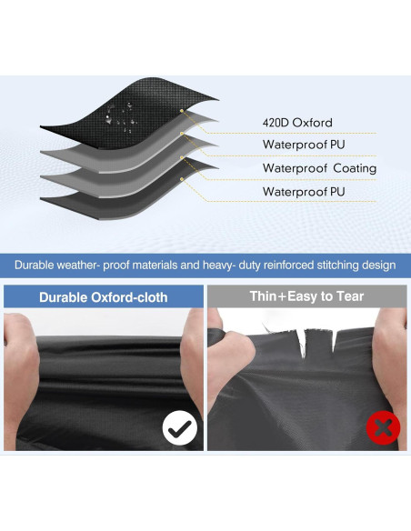 Funda de Coche Impermeable QUNSUNUS para Oldsmobile Cutlass 66-88