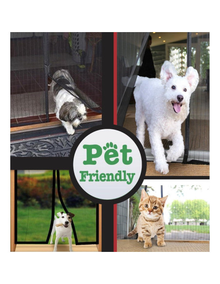 Cortina Magnética TheFitLife - Malla Resistente 60x80 cm