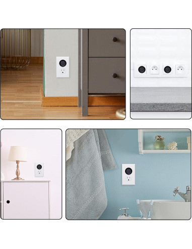 Cubiertas de Enchufe Negras a Prueba de Niños - 24 Piezas