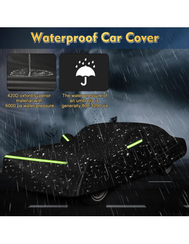 Funda de Coche Impermeable QUNSUNUS para Oldsmobile Cutlass 66-88