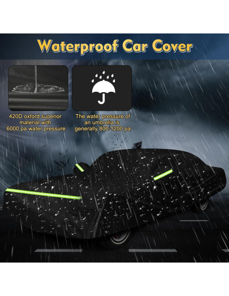 Funda de Coche Impermeable QUNSUNUS para Oldsmobile Cutlass 66-88