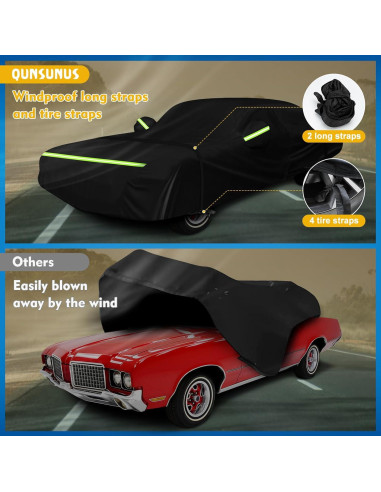 Funda de Coche Impermeable QUNSUNUS para Oldsmobile Cutlass 66-88