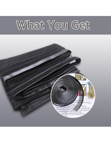 Cortina Magnética TheFitLife - Malla Resistente 60x80 cm