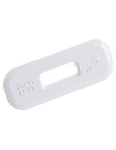 Bezel de Cerradura Tapa Lavadora Whirlpool W11643703 Blanco