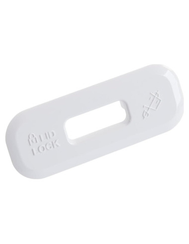 Bezel de Cerradura Tapa Lavadora Whirlpool W11643703 Blanco