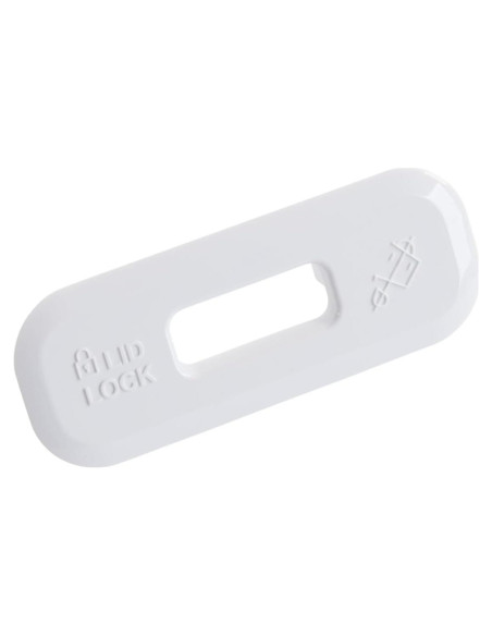 Bezel de Cerradura Tapa Lavadora Whirlpool W11643703 Blanco