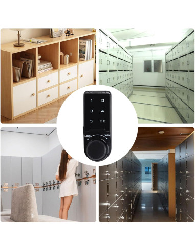 Cerradura Electrónica VDHU con Teclado Táctil para Gabinete