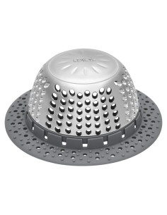 Protector de Drenaje LEKEYE 7070 Acero Inoxidable Gris