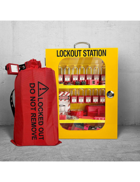 Kit de Bloqueo y Etiquetado BULANGDI 138 Piezas Seguridad Eléctrica