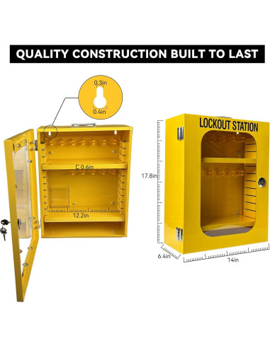 Kit de Bloqueo y Etiquetado BULANGDI 138 Piezas Seguridad Eléctrica