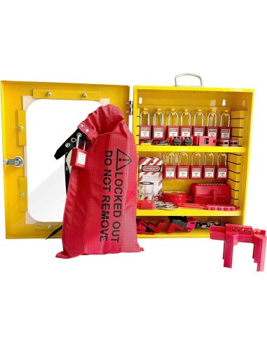 Kit de Bloqueo y Etiquetado BULANGDI 138 Piezas Seguridad Eléctrica