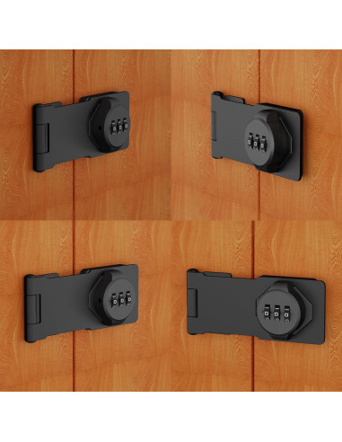 Cerradura de Combinación Retrin MechPass 3 Dígitos Negra