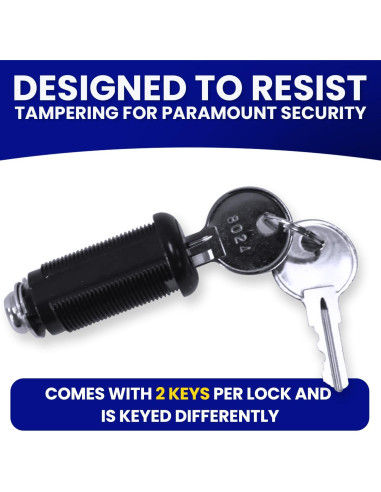 Cerradura de Tambor de Disco FJM Security 9100A Negra