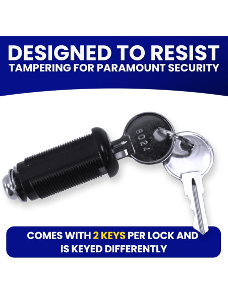 Cerradura de Tambor de Disco FJM Security 9100A Negra