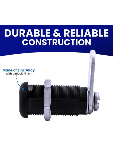 Cerradura de Tambor de Disco FJM Security 9100A Negra