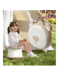 Asiento de Inodoro Plegable para Niños AKIMRABY - Portátil y Ligero