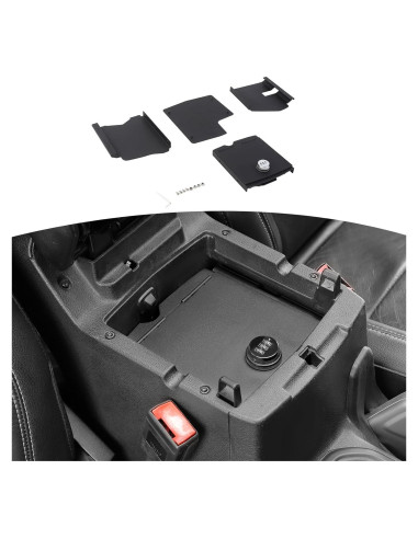 Caja de Seguridad Organizador de Consola Central RT-TCZ para Jeep Wrangler JL/JLU 2018-2025
