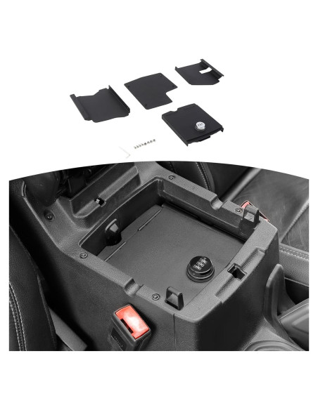 Caja de Seguridad Organizador de Consola Central RT-TCZ para Jeep Wrangler JL/JLU 2018-2025