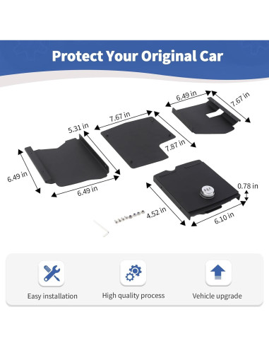 Caja de Seguridad Organizador de Consola Central RT-TCZ para Jeep Wrangler JL/JLU 2018-2025