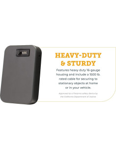 Caja de Seguridad Portátil SnapSafe Grande con Combinación 2