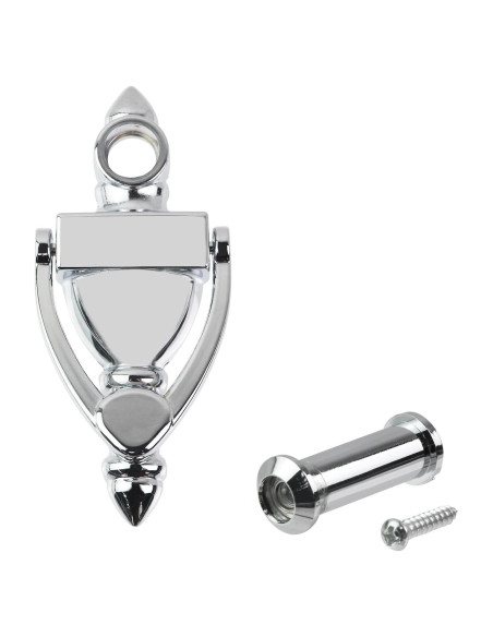 Agujero de puerta y mirador Antrader 160 níquel satinado