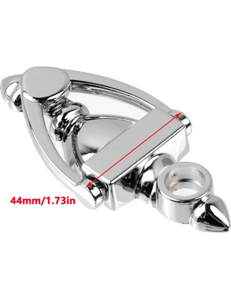 Agujero de puerta y mirador Antrader 160 níquel satinado