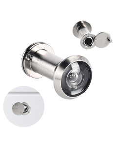 Mirilla de Puerta Funnytek 220 Grados Niquel Cepillado