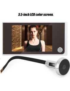 Visor Digital LCD 3.5" HURRISE con Sensor HD 120 Grados 2