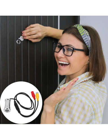 Cámara de Video Ojo de Puerta Genérico 1080p Metal 60x2.2cm