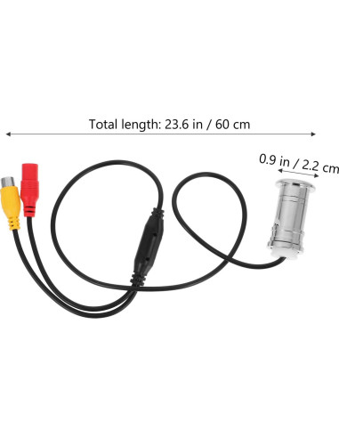 Cámara de Video Ojo de Puerta Genérico 1080p Metal 60x2.2cm
